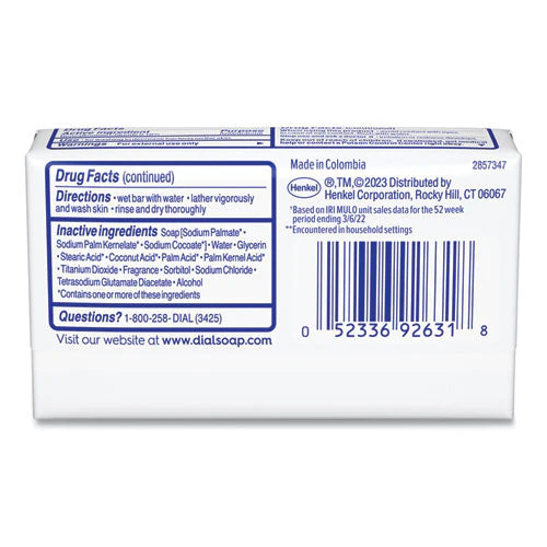 Deodorant Bar Soap, Iconic Dial Soap Scent, 4 Oz, 36/carton - Image 2