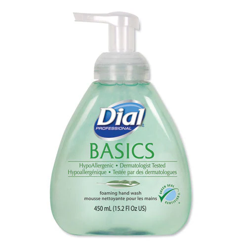 Basics Hypoallergenic Foaming Hand Wash, Honeysuckle, 15.2 Oz - Image 1