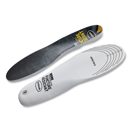 Professional Series Work Puncture Resistant Insoles For Men, Men's Size 8 To 14, Black - Image 2