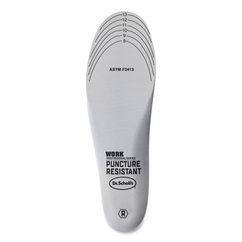 Professional Series Work Puncture Resistant Insoles For Men, Men's Size 8 To 14, Black - Image 3