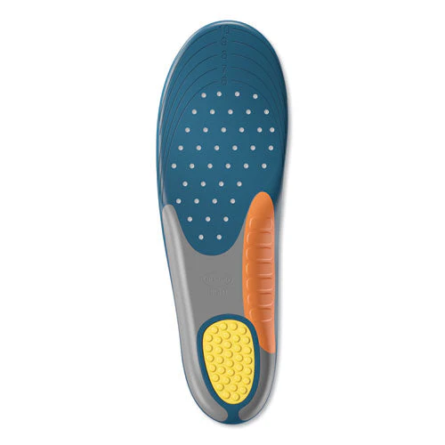 Pain Relief Extra Support Orthotic Insoles, Women Sizes 6 To 11, Gray/blue/orange/yellow, Pair - Image 2