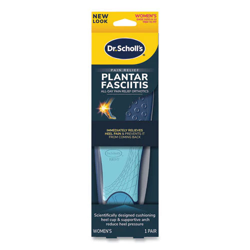 Plantar fasciitis all-day Pain Relief Orthotics For Women, Women Size 6 To 10, Blue - Image 1