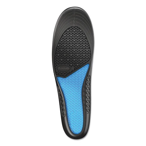 Comfort And Energy Work Massaging Gel Insoles, Men Sizes 8 To 14, Black/blue, Pair - Image 2