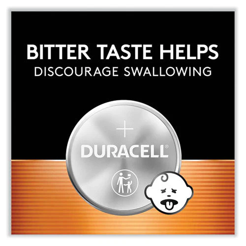 Lithium Coin Batteries With Bitterant, 2025, 4/pack - Image 2