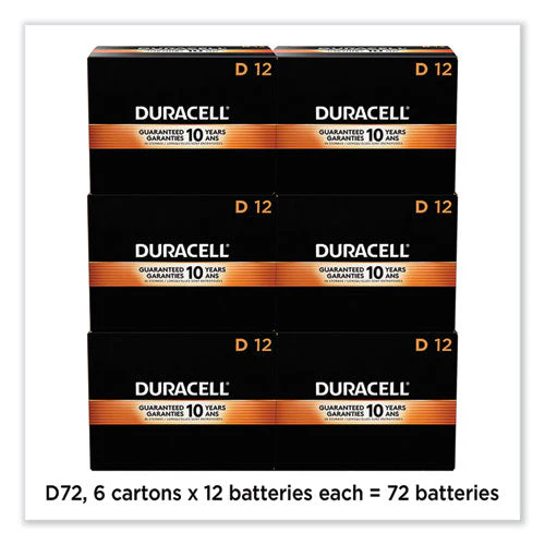 Coppertop Alkaline D Batteries, 72/carton - Image 1