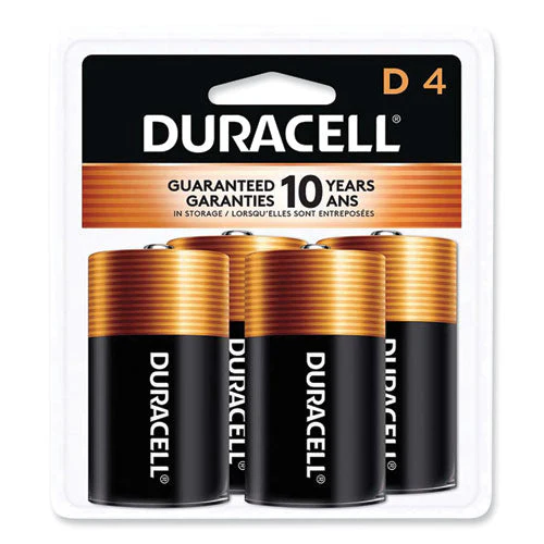 Coppertop Alkaline D Batteries, 4/pack - Image 1