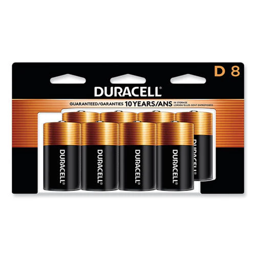 Coppertop Alkaline D Batteries, 8/pack - Image 1