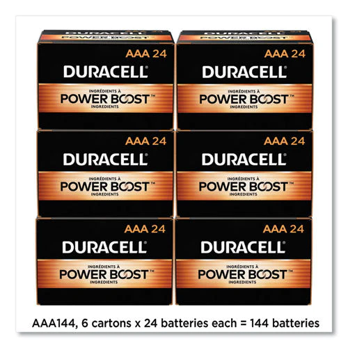 Power Boost Coppertop Alkaline Aaa Batteries, 144/carton - Image 1
