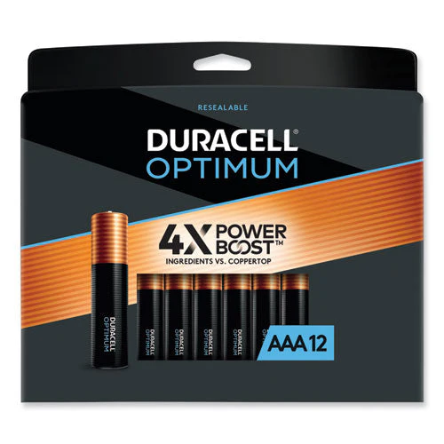 Optimum Alkaline Aaa Batteries, 12/pack - Image 1