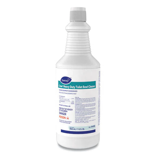Crew Heavy Duty Toilet Bowl Cleaner, Minty, 32 Oz Squeeze Bottle, 12/carton - Image 1