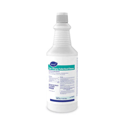 Crew Clinging Toilet Bowl Cleaner, Floral Scent, Liquid, 1 Qt. Bottle, 12/ct - Image 3
