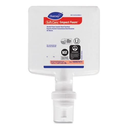 Soft Care Impact Foam Hand Sanitizer For Intellicare Dispensers, 1,200 Ml Cartridge, Alcohol Scent, 6/carton - Image 2