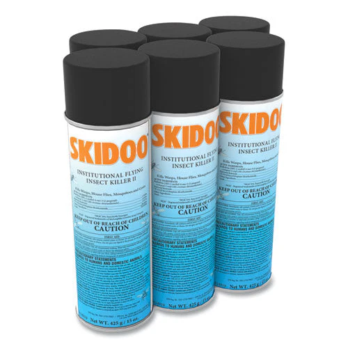 Skidoo Institutional Flying Insect Killer, 15 Oz Aerosol Spray, 6/carton - Image 2