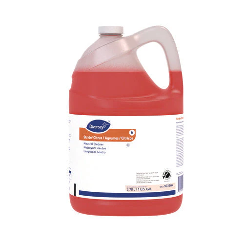 Stride Neutral Cleaner, Citrus, 1 Gal, 4 Bottles/carton - Image 1