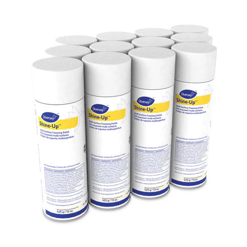 Shine-uptm/mc Multi-surface Foaming Polish, Lemon Scent, 15 Oz Aerosol Spray, 12/carton - Image 3