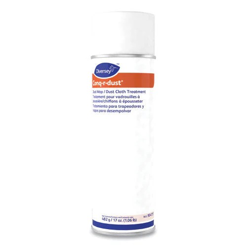 Conq-r-dust Dust Mop/dust Cloth Treatment, Amine Scent, 17 Oz Aerosol Spray, 12/carton - Image 1