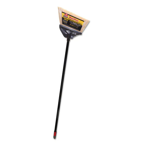 Maxiplus Professional Angle Broom, 51" Handle, Black, 4/carton - Image 1
