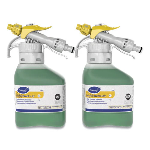 Suma Break-up Heavy-duty Foaming Grease-release Cleaner, 1,500 Ml Bottle, 2/carton - Image 3