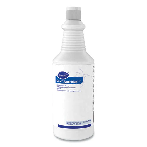 Crew Super Blue Mild Acid Bowl Cleaner, Citrus, 32 Oz Squeeze Bottle, 12/carton - Image 1