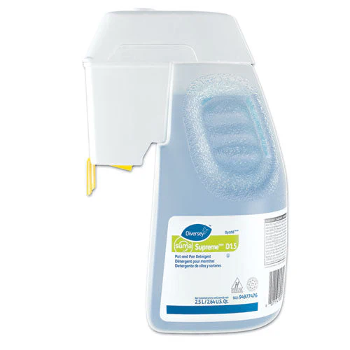 Supreme Concentrated Pot And Pan Detergent, Floral, 2.6 Qt Optifill System Refill - Image 1