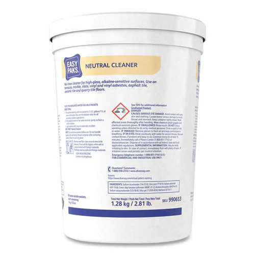 Neutral Cleaner, 0.5 Oz Packet, 90/tub, 2 Tubs/carton - Image 1