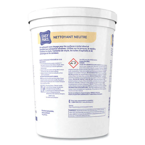Neutral Cleaner, 0.5 Oz Packet, 90/tub, 2 Tubs/carton - Image 2