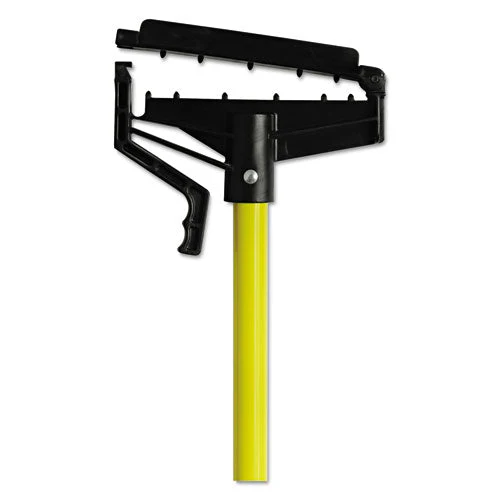 Quick-change Mop Handle, 60", Fiberglass, Yellow - Image 1