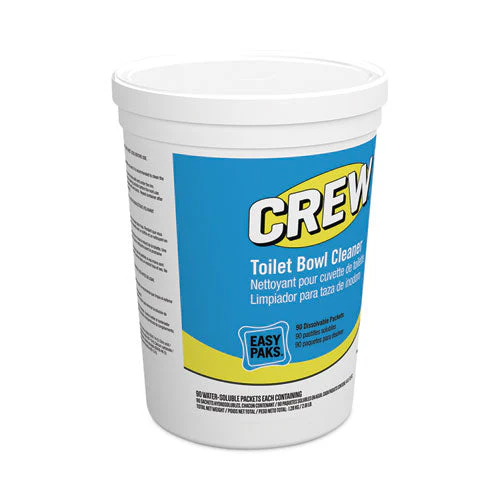 Crew Easy Paks Toilet Bowl Cleaner, Fresh Floral Scent, 0.5 Oz Packet, 90 Packets/tub, 2 Tubs/carton - Image 2