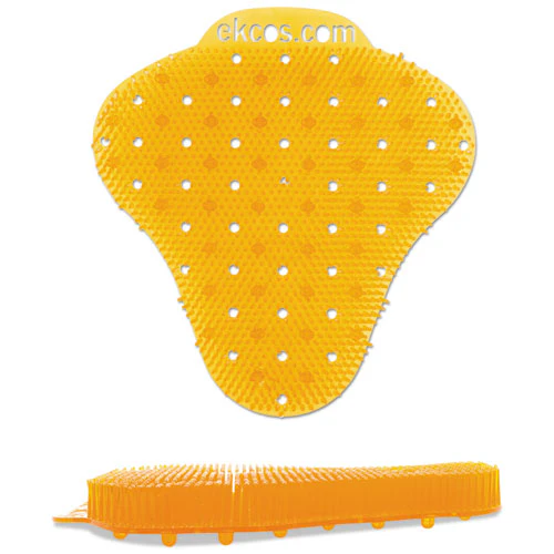 Ekcoscreen Urinal Screens, Tropical Scent, Orange, 12/carton - Image 1