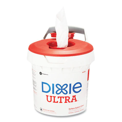 Surface System Manual Wipe Dispenser, 9.98 X 8.06 X 8.93, White/red - Image 2