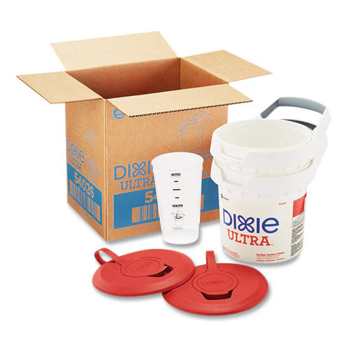 Surface System Manual Wipe Dispenser, 9.98 X 8.06 X 8.93, White/red - Image 3