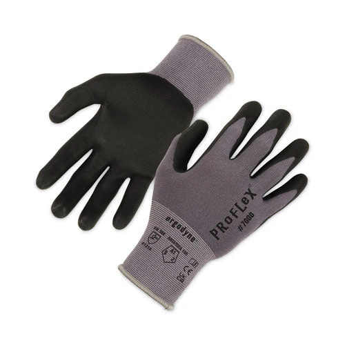 Proflex 7000 Nitrile-coated Gloves Microfoam Palm, Gray, X-large, 12 Pairs/pack, Ships In 1-3 Business Days - Image 1