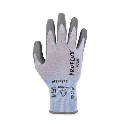 Proflex 7025 Ansi A2 Pu Coated Cr Gloves, Blue, X-large, Pair, Ships In 1-3 Business Days - Image 2