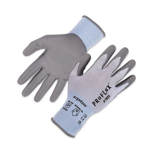 Proflex 7025 Ansi A2 Pu Coated Cr Gloves, Blue, 2x-large, Pair, Ships In 1-3 Business Days - Image 1