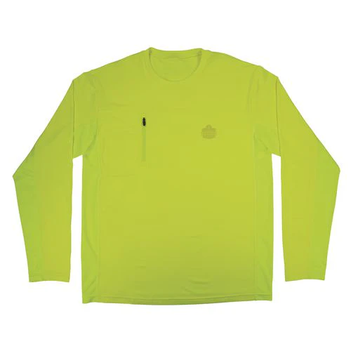 Chill-its 6689 Cooling Long Sleeve Sun Shirt With Uv Protection, X-large, Lime, Ships In 1-3 Business Days - Image 1