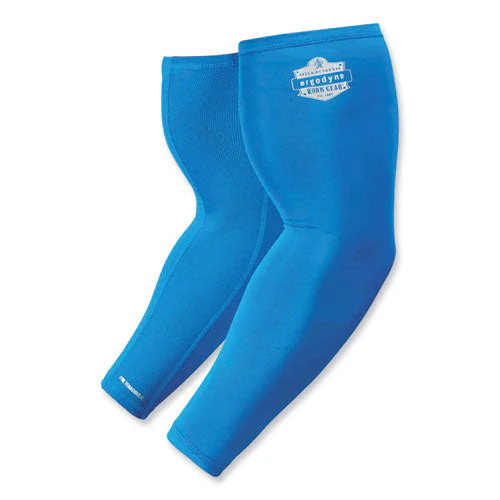 Chill-its 6690 Performance Knit Cooling Arm Sleeve, Polyester/spandex, Medium, Blue, 2 Sleeves, Ships In 1-3 Business Days - Image 1
