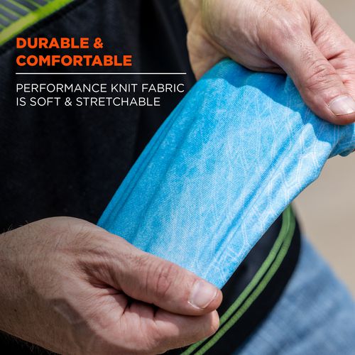 Chill-its 6695 Sun Protection Arm Sleeves, Polyester/spandex, X-large/2x-large, Blue, Ships In 1-3 Business Days - Image 3