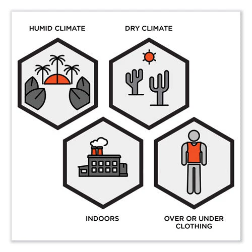 Chill-its 6225 Premium Fr Phase Change Cooling Vest, Modacrylic Cotton, Small/medium, Khaki, Ships In 1-3 Business Days - Image 3