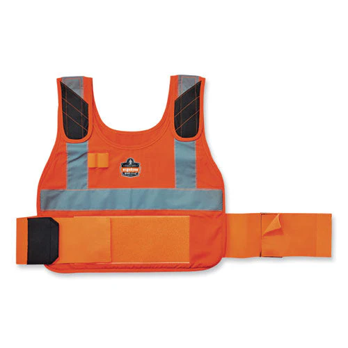 Chill-its 6225 Premium Fr Phase Change Cooling Vest, Modacrylic Cotton, Small/medium, Orange, Ships In 1-3 Business Days - Image 3
