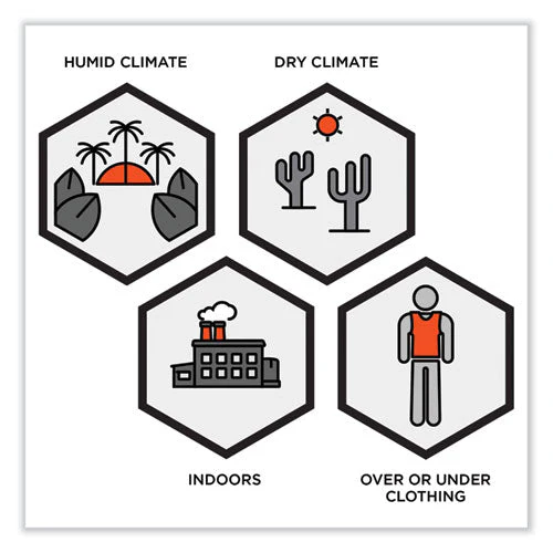 Chill-its 6225 Premium Fr Phase Change Cooling Vest, Modacrylic Cotton, Small/medium, Orange, Ships In 1-3 Business Days - Image 2