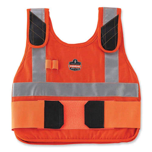 Chill-its 6225 Premium Fr Phase Change Cooling Vest, Modacrylic Cotton, Large/x-large, Orange, Ships In 1-3 Business Days - Image 1