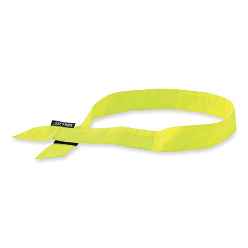 Chill-its 6705 Cooling Embedded Polymers Hook And Loop Bandana Headband, One Size Fits Most, Lime, Ships In 1-3 Business Days - Image 1