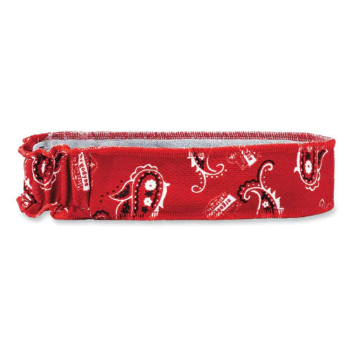 Chill-its 6605 High-performance Cotton Terry Cloth Sweatband, One Size Fits Most, Red Western, Ships In 1-3 Business Days - Image 1