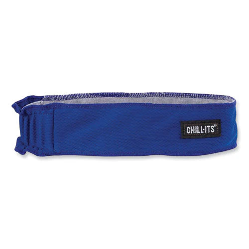 Chill-its 6605 High-perform Terry Cloth Sweatband, Cotton Terry Cloth, One Size Fits Most, Blue, Ships In 1-3 Business Days - Image 1