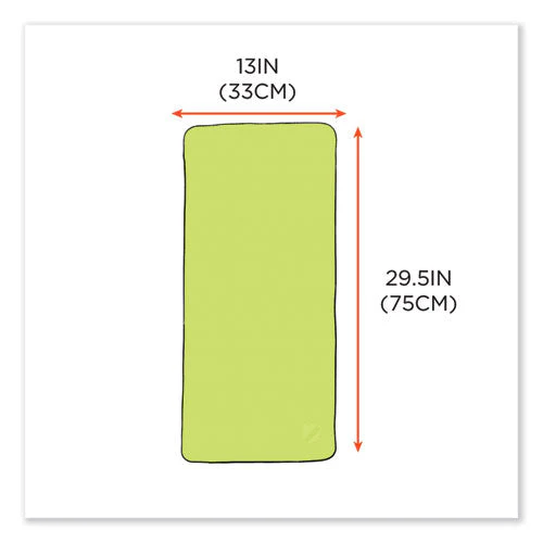 Chill-its 6602 Evaporative Pva Cooling Towel, 29.5 X 13, One Size Fits Most, Pva, Hi-vis Lime, Ships In 1-3 Business Days - Image 2