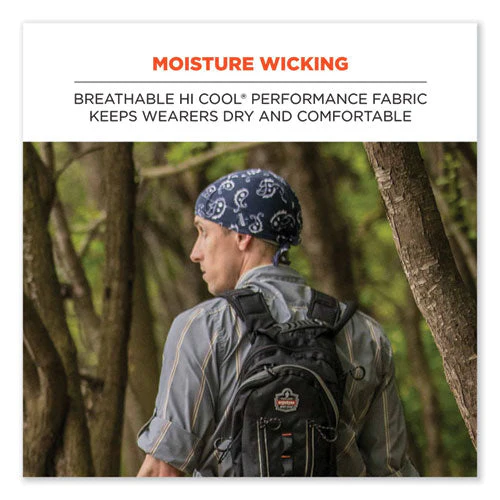 Chill-its 6615 High-perform Bandana Doo Rag W/terry Cloth Sweatband, One Size, Stars And Stripes, Ships In 1-3 Business Days - Image 3