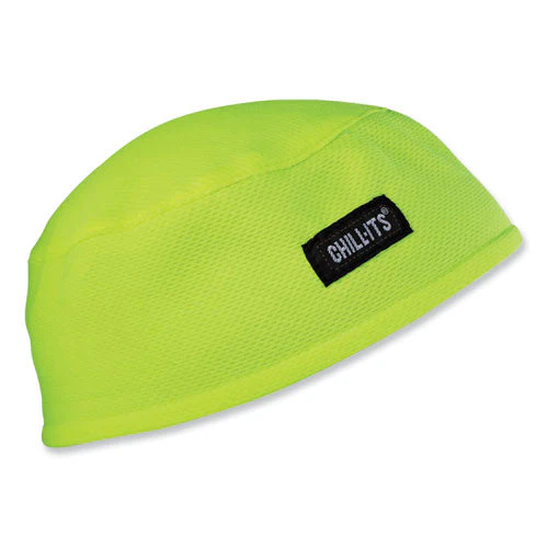Chill-its 6630 High-performance Terry Cloth Skull Cap, Polyester, One Size Fits Most, Lime, Ships In 1-3 Business Days - Image 1