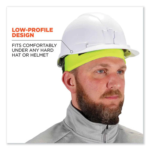 Chill-its 6630 High-performance Terry Cloth Skull Cap, Polyester, One Size Fits Most, Lime, Ships In 1-3 Business Days - Image 3