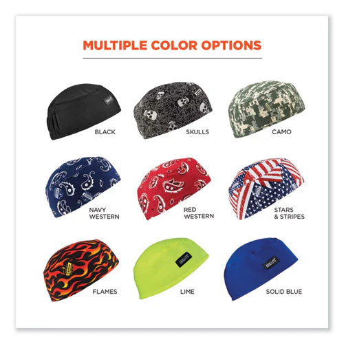 Chill-its 6630 High-performance Terry Cloth Skull Cap, Polyester, One Size Fits Most, Camo, Ships In 1-3 Business Days - Image 3