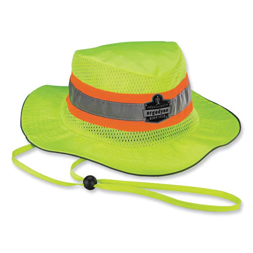 Chill-its 8935ct Hi-vis Pva Ranger Sun Hat, Small/medium, Lime, Ships In 1-3 Business Days - Image 1
